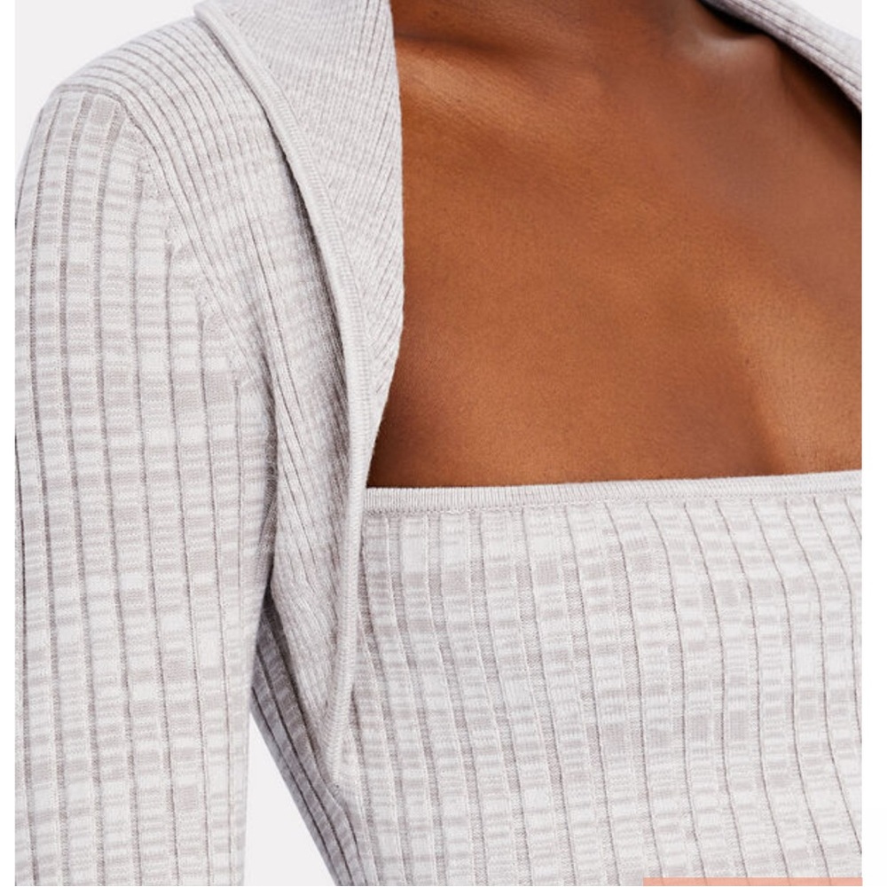 INTERMIX Raelyn Rib Knit Top - Picture 5 of 10